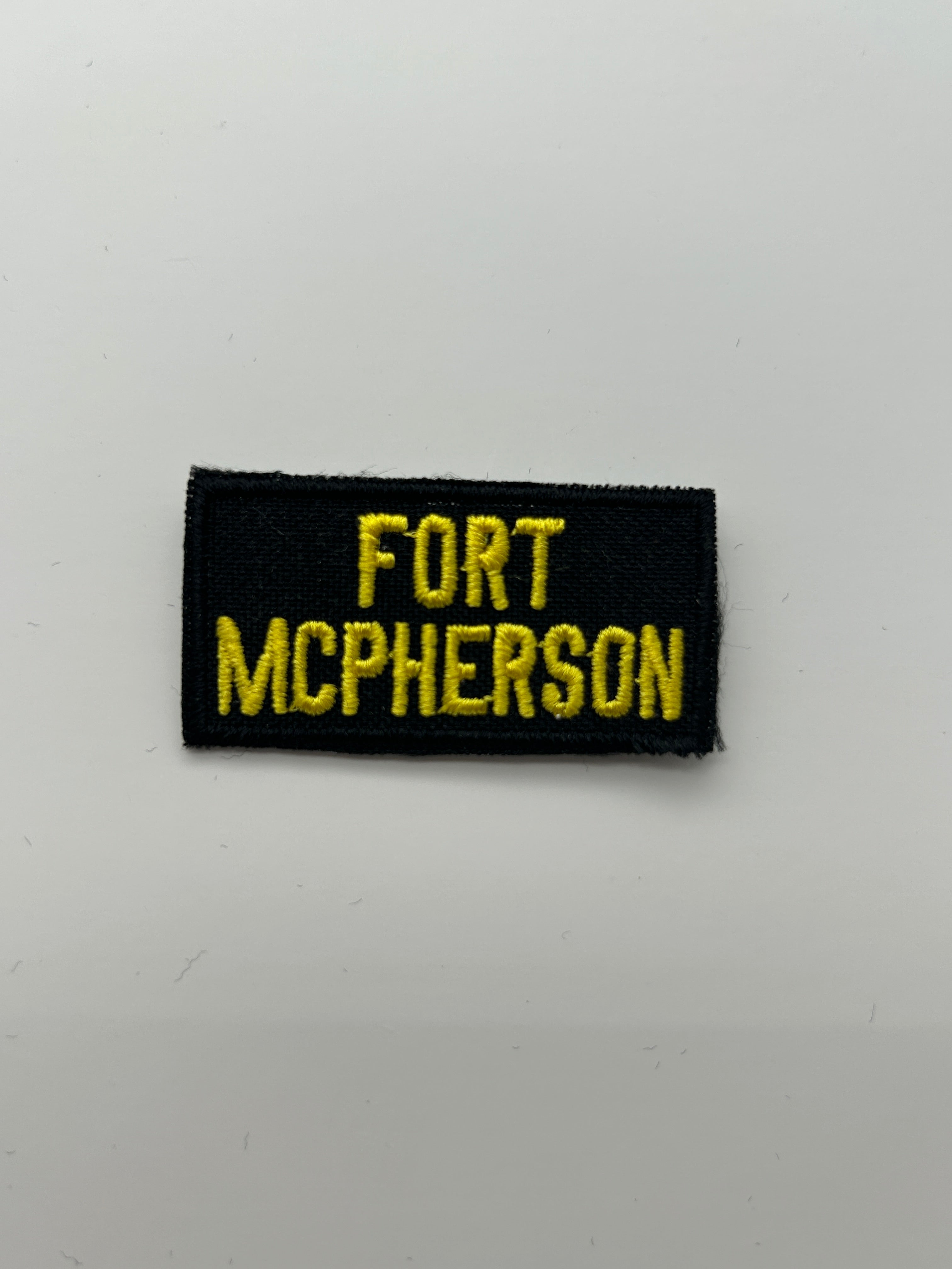 Military Patches: Tabs & Tiny Logo | FORT MCPHERSON