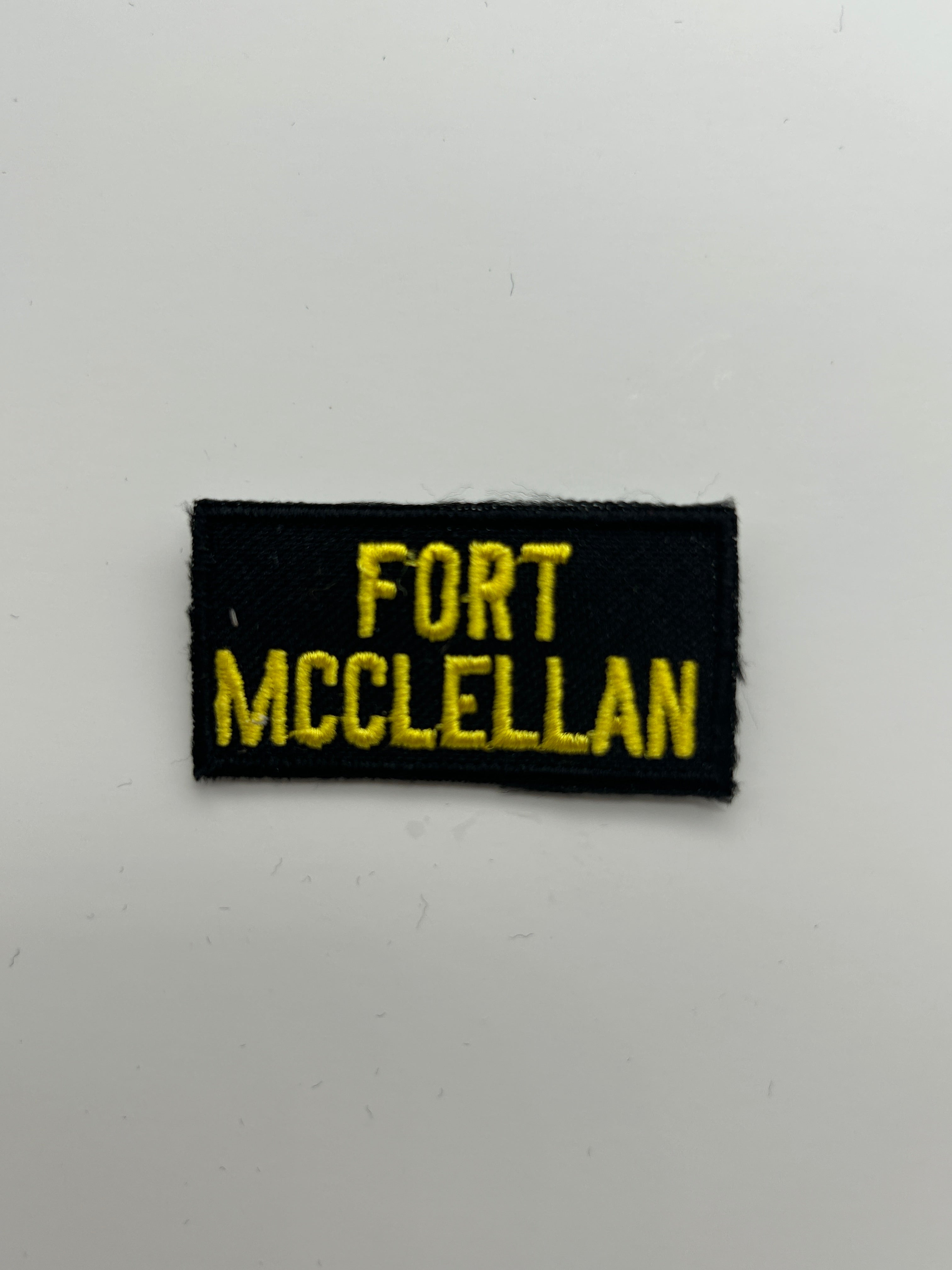 Military Patches: Tabs & Tiny Logo | FORT MCCLELAN