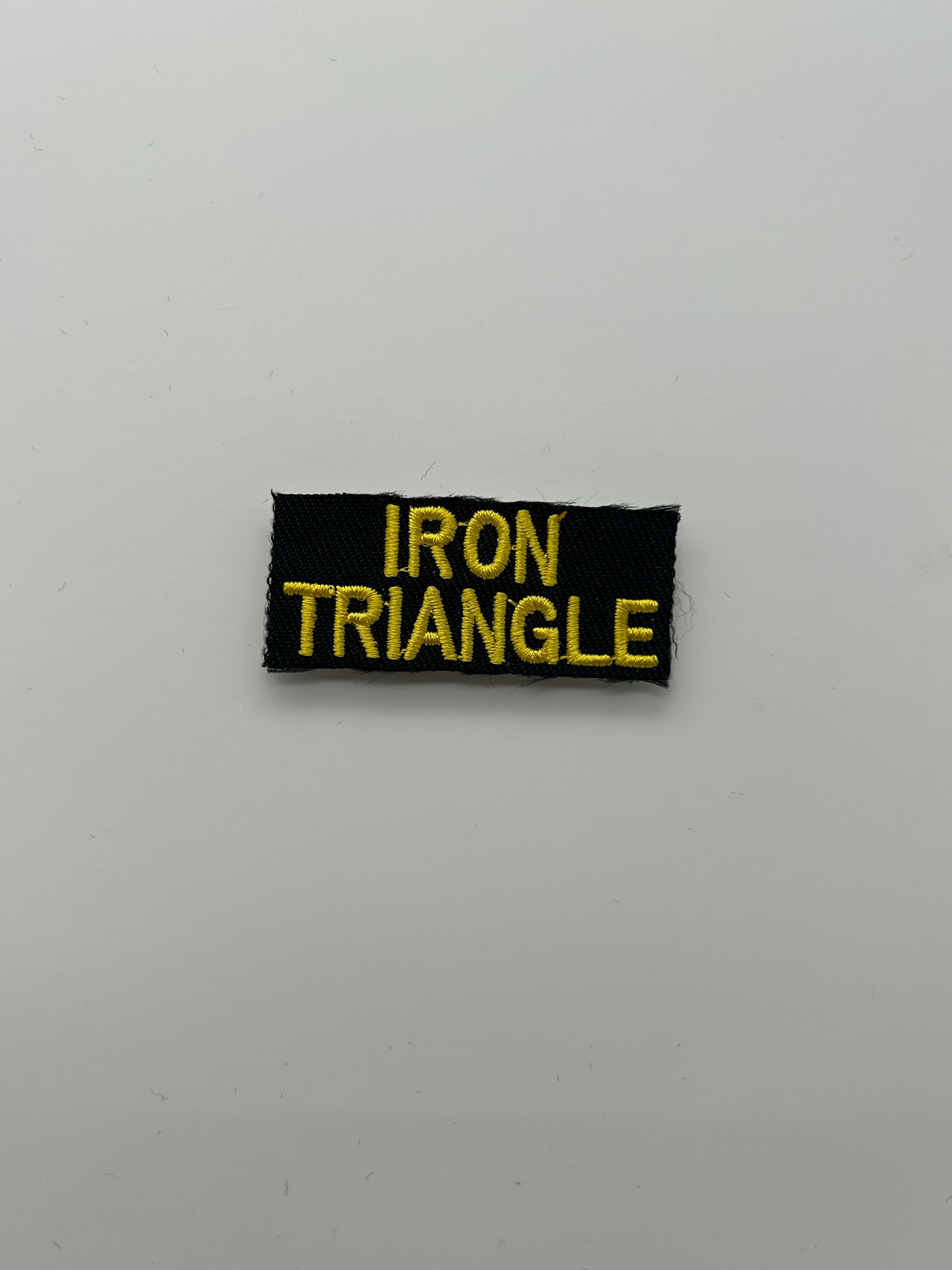 Military Patches: Tabs & Tiny Logo | IRON TRIANGLE