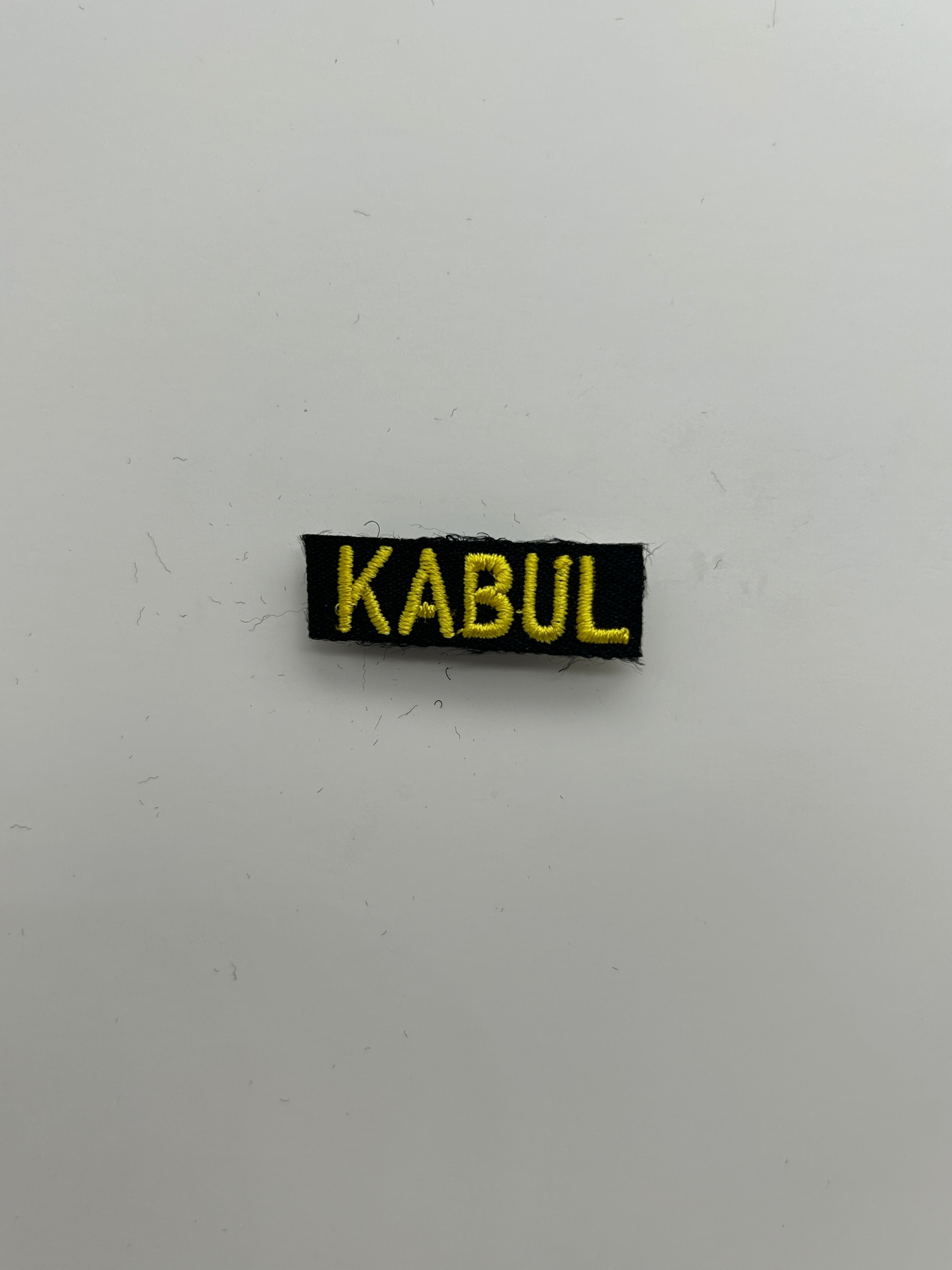 Military Patches: Tabs & Tiny Logo | KABUL