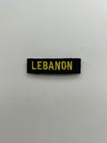 Military Patches: Tabs & Tiny Logo | LEBANON