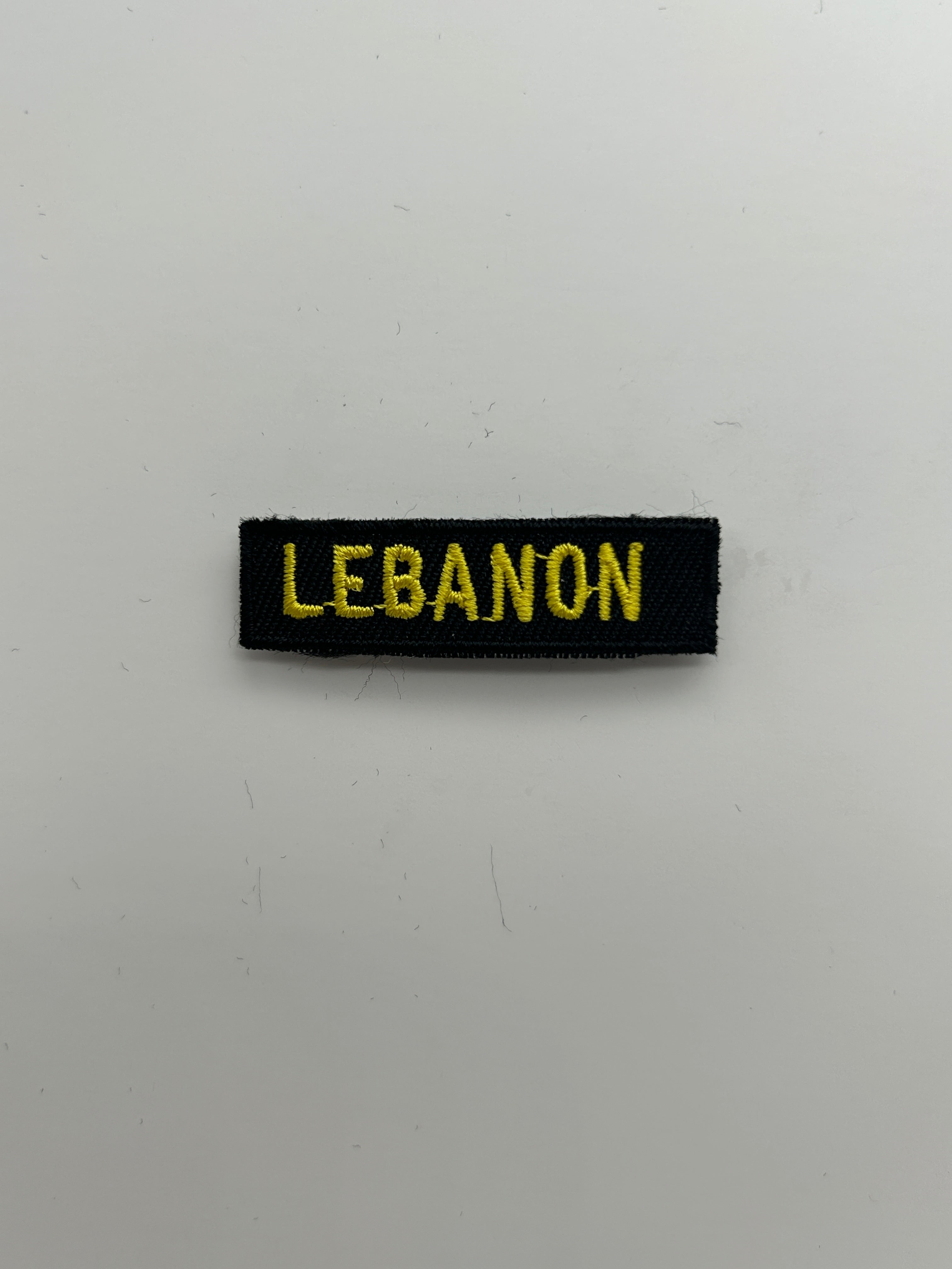 Military Patches: Tabs & Tiny Logo | LEBANON