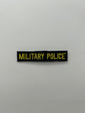 Military Patches: Tabs & Tiny Logo | MILITARY POLICE