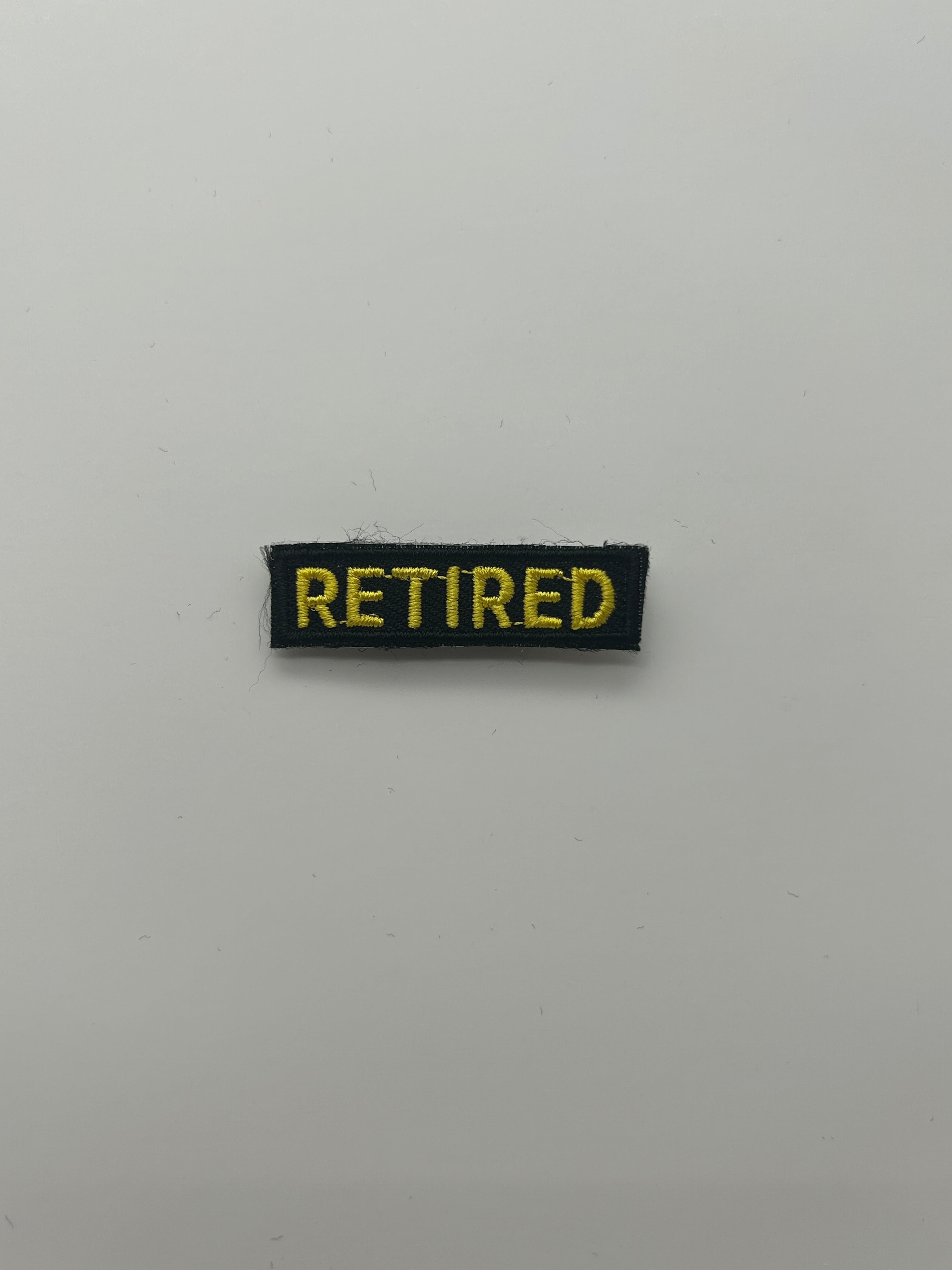 Military Patches: Tabs & Tiny Logo | RETIRED