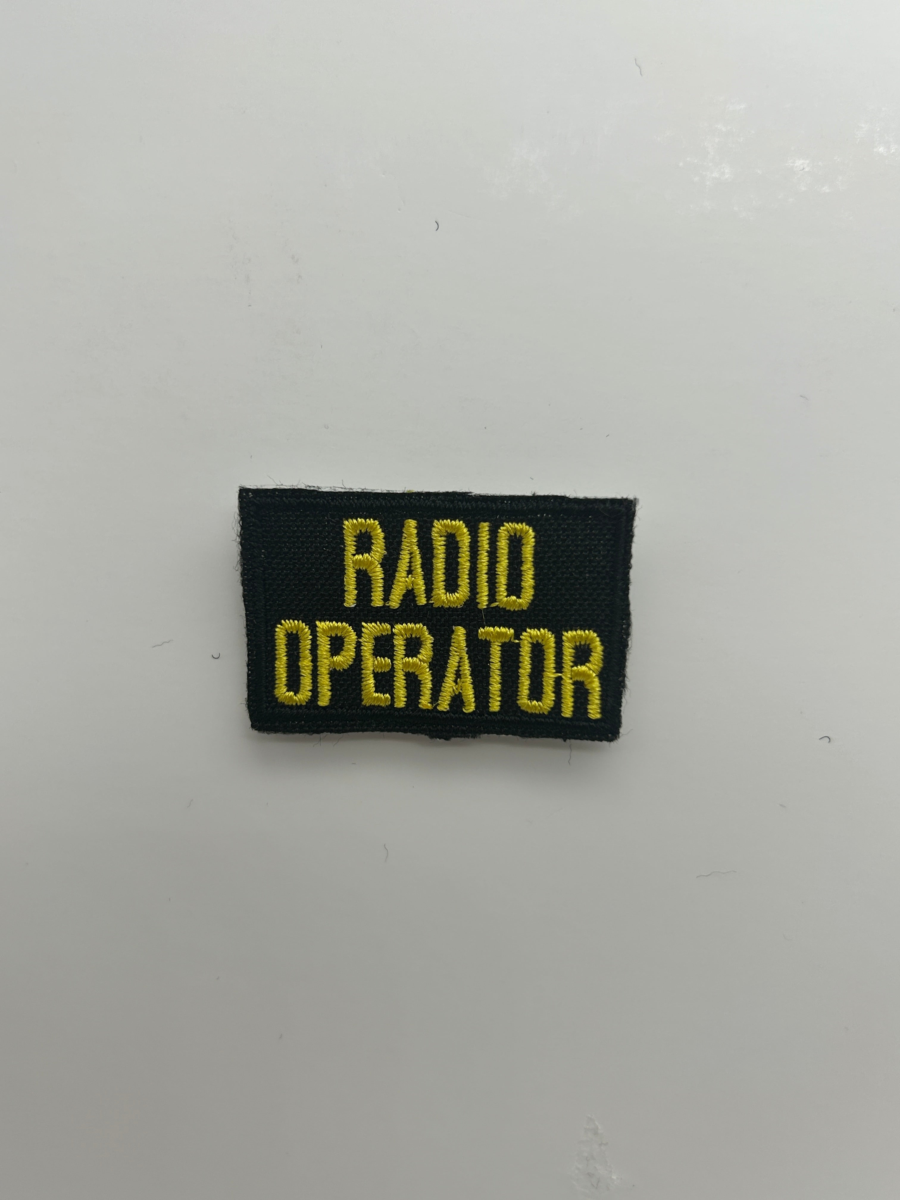 Military Patches: Tabs & Tiny Logo | RADIO OPERATOR