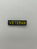 Military Patches: Tabs & Tiny Logo | VETERAN