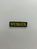 Military Patches: Tabs & Tiny Logo | WIESBADEN