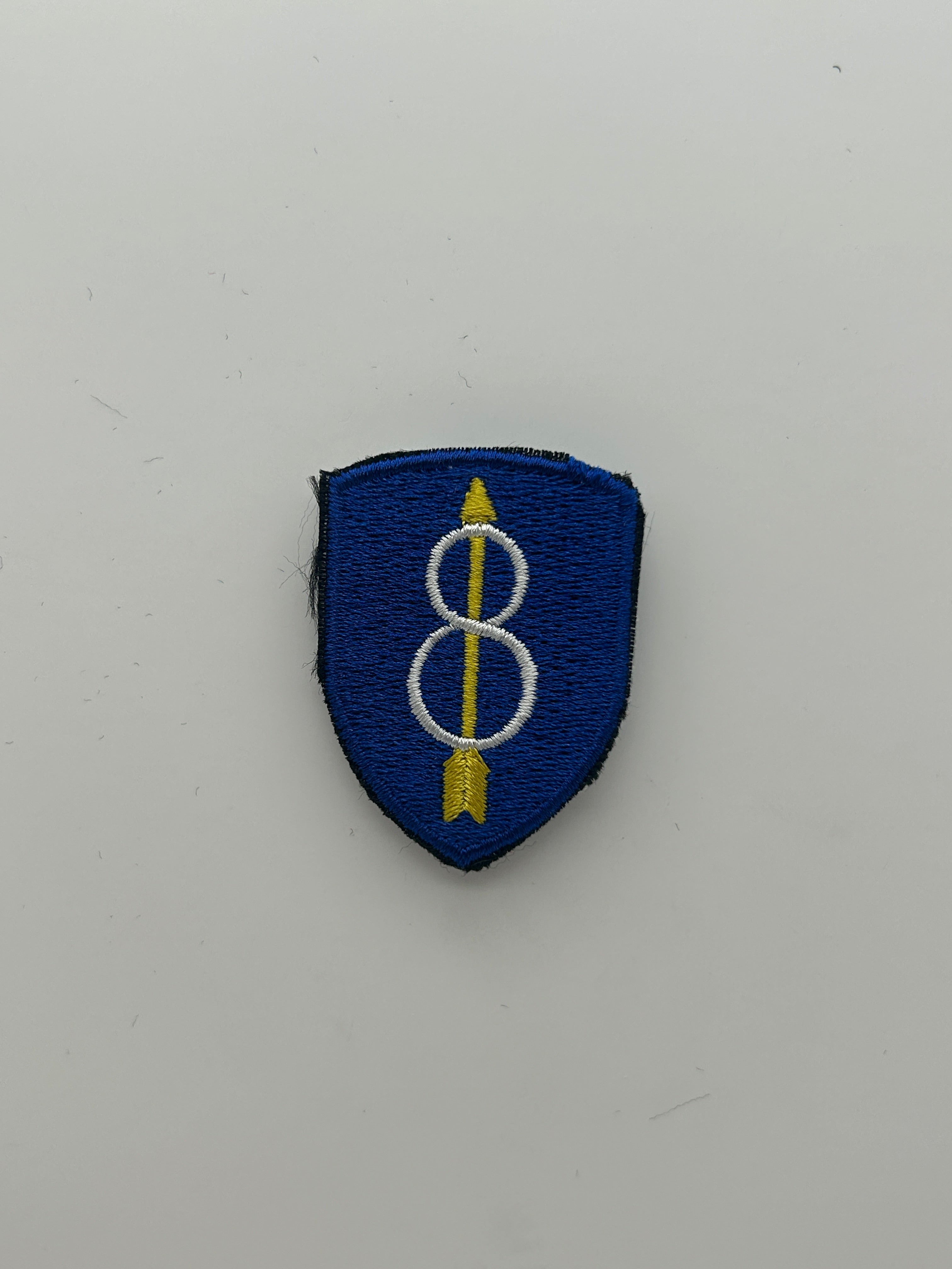 US Military Tabs and Tiny Logo 1 1/2 : 8th Infantry Division | Military Hats & Pins
