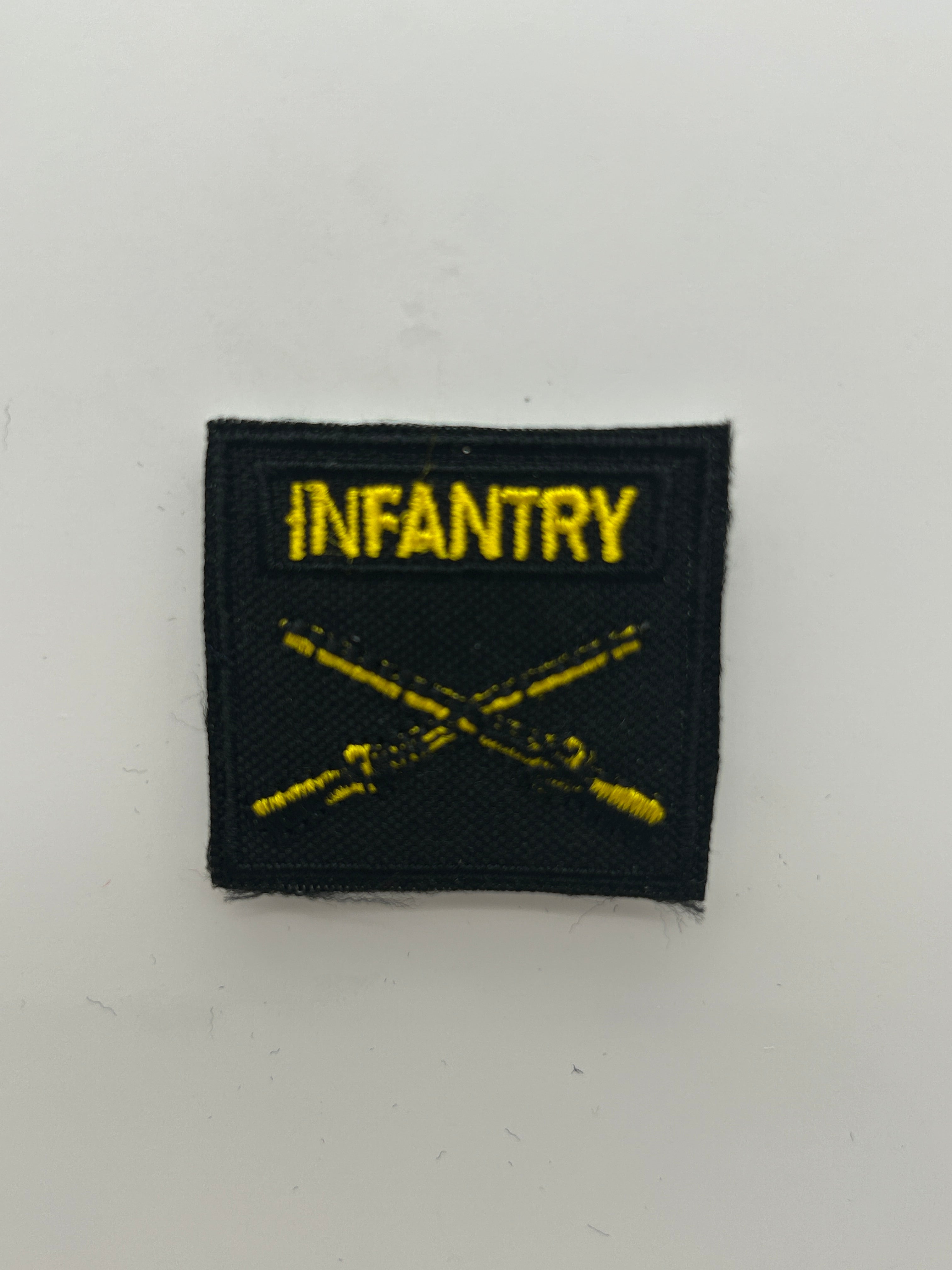 US Military Tabs and Tiny Logo 1 1/2 : Infantry Crossed Rifles | Military Hats & Pins