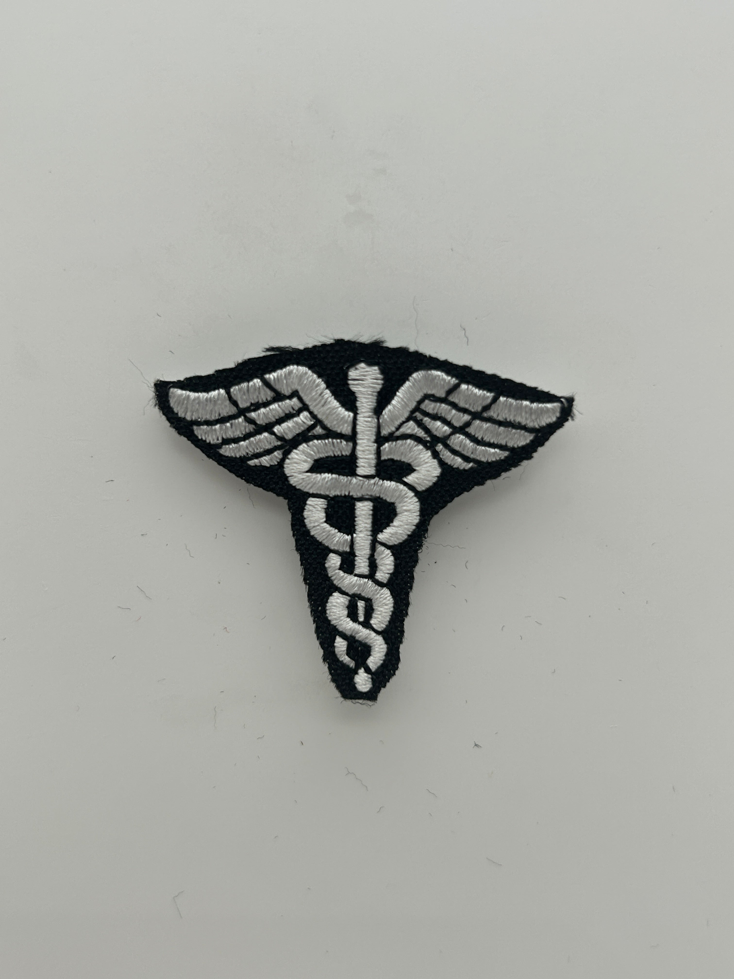 US Military Tabs and Tiny Logo 1 1/2 : Medical Caduceus Patch | Military Hats & Pins