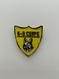 US Military Tabs and Tiny Logo 1 1/2 : K-9 Corps Patch | Military Hats & Pins