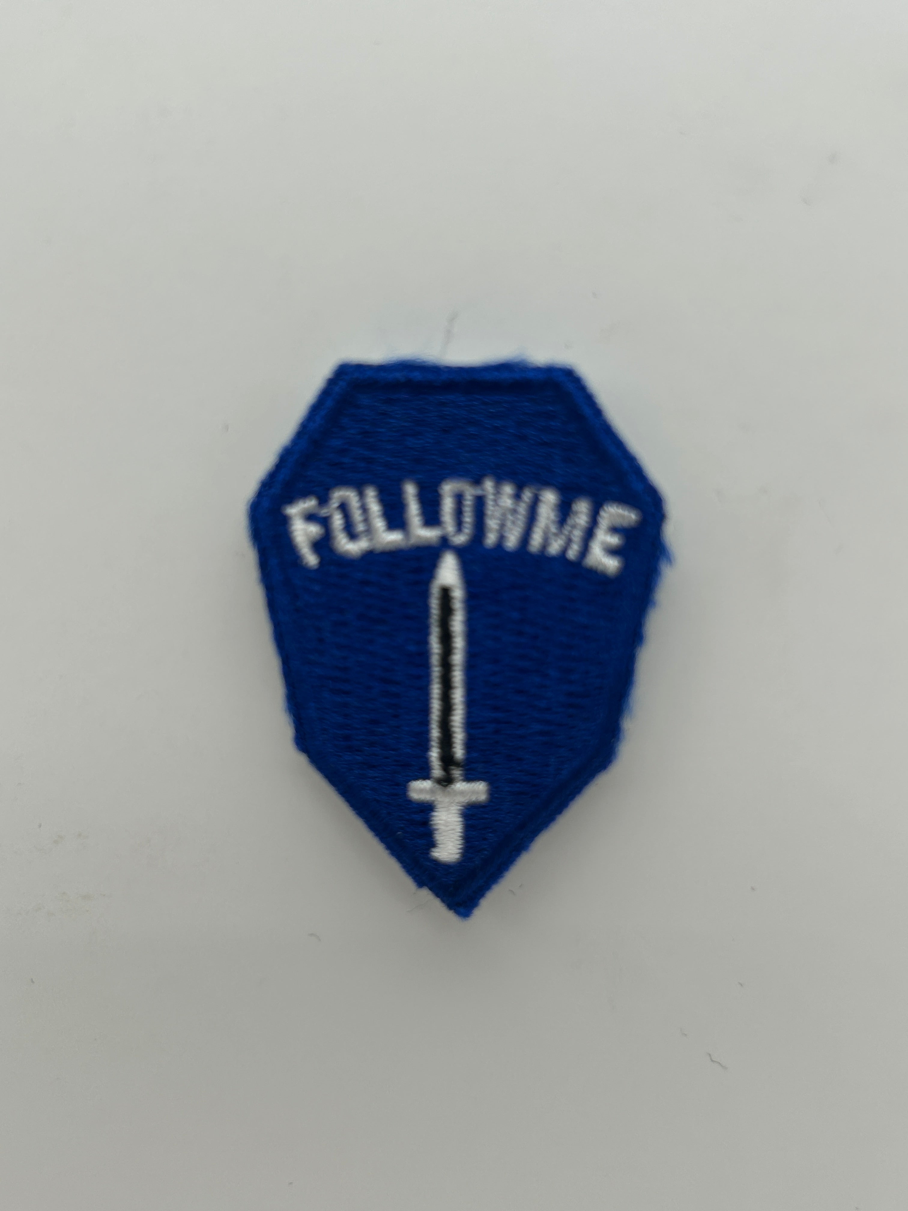US Military Tabs and Tiny Logo 1 1/2 : Follow Me Patch | Military Hats & Pins