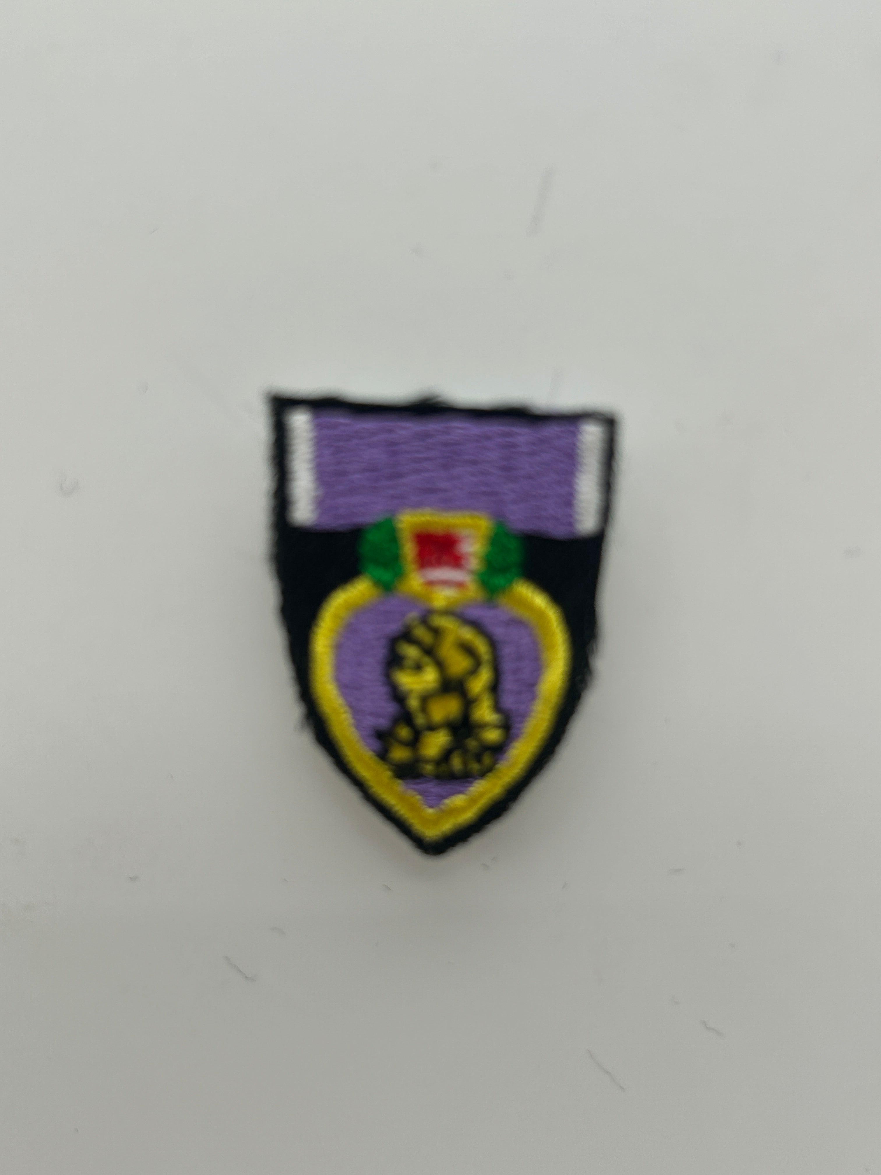 US Military Tabs and Tiny Logo 1 1/2 : Purple Heart Patch | Military Hats & Pins