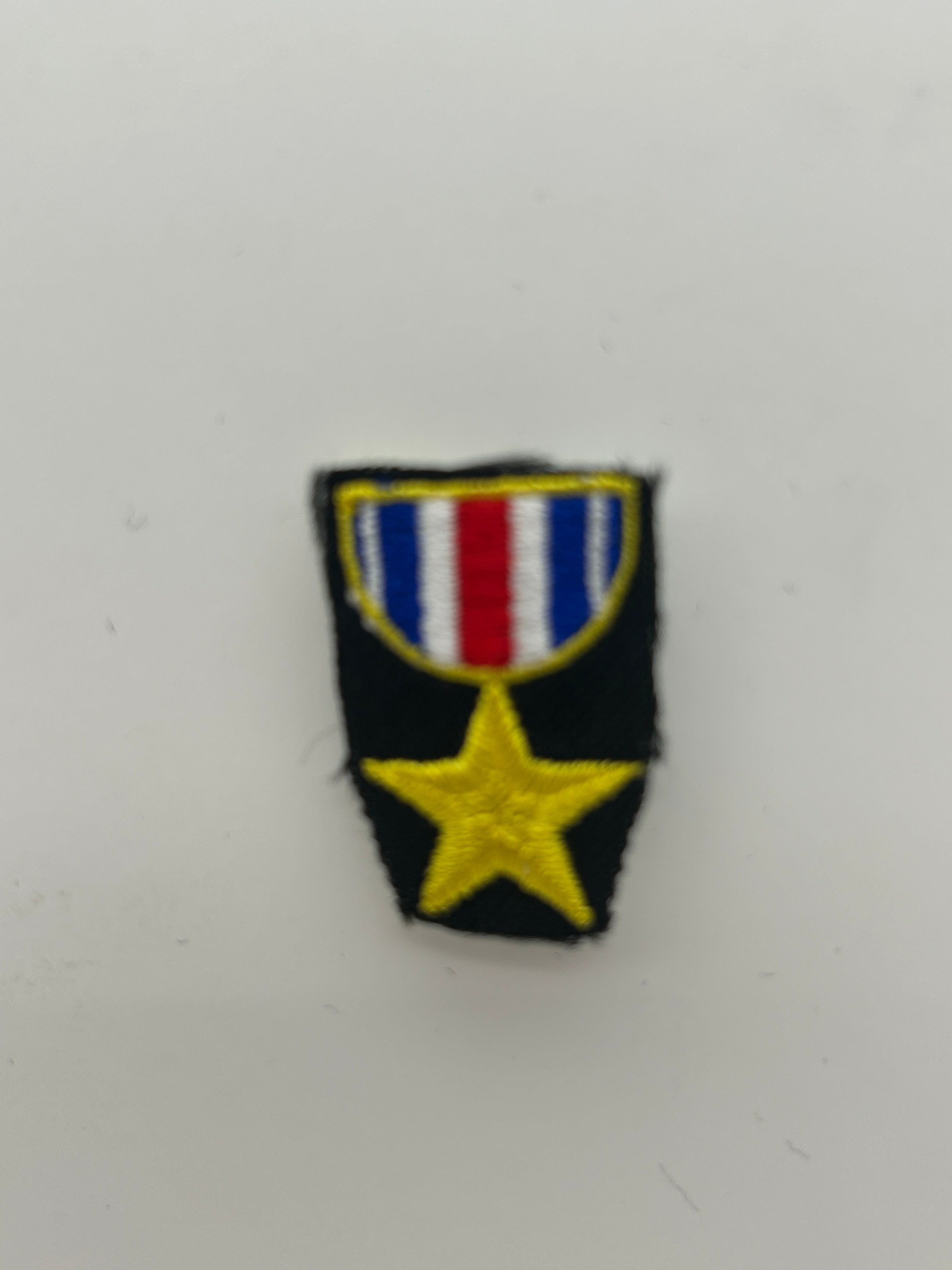 US Military Tabs and Tiny Logo 1 1/2 : Silver Star Patch | Military Hats & Pins