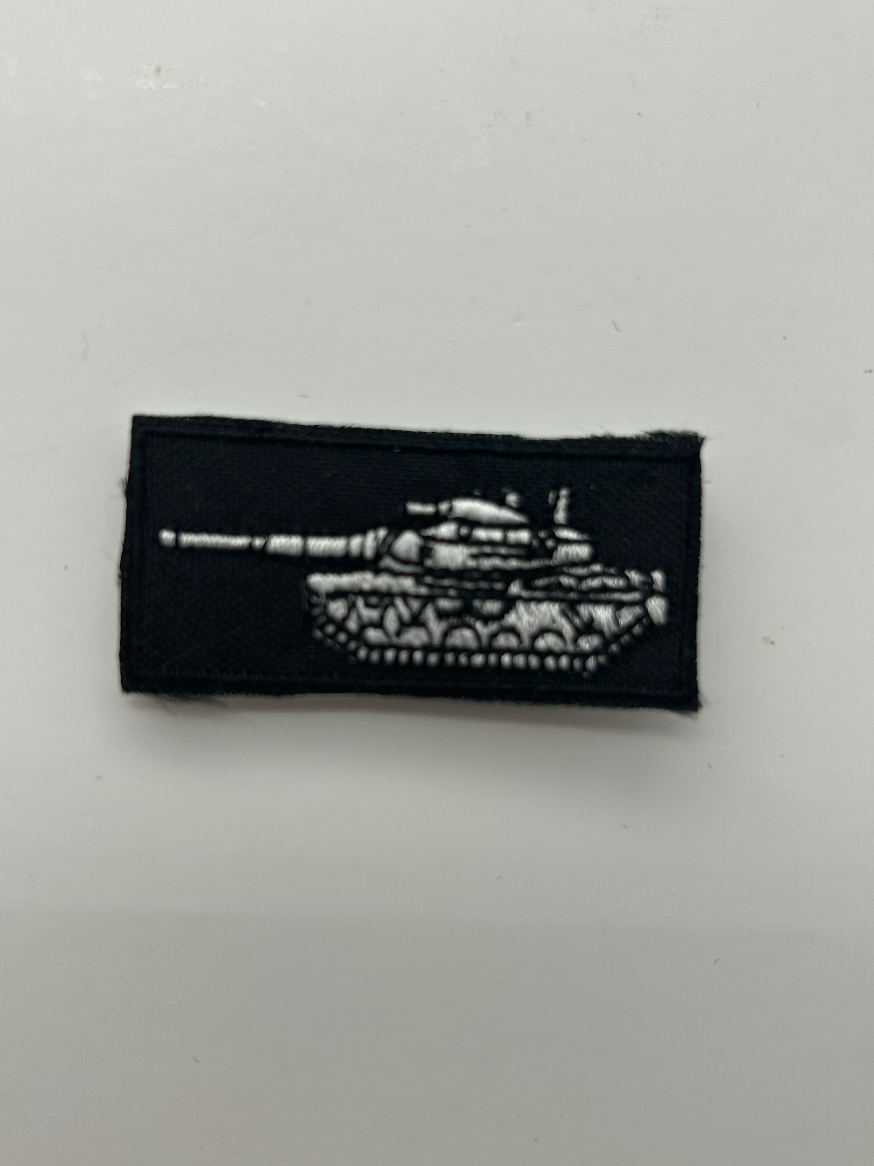 US Military Tabs and Tiny Logo 1 1/2 : Tank Silhouette Patch | Military Hats & Pins