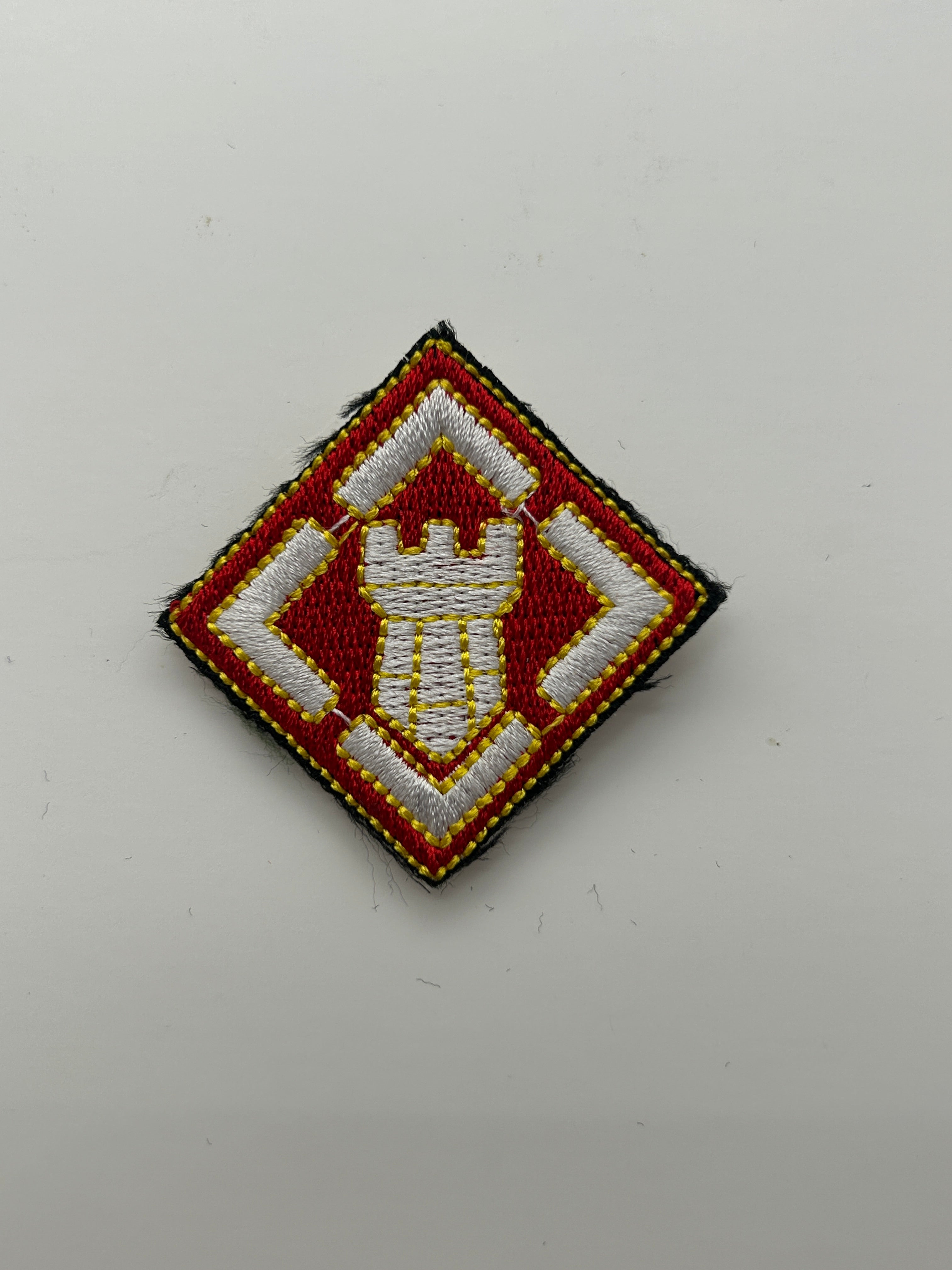 US Military Tabs and Tiny Logo 1 1/2 : Military Engineer Patch | Military Hats & Pins