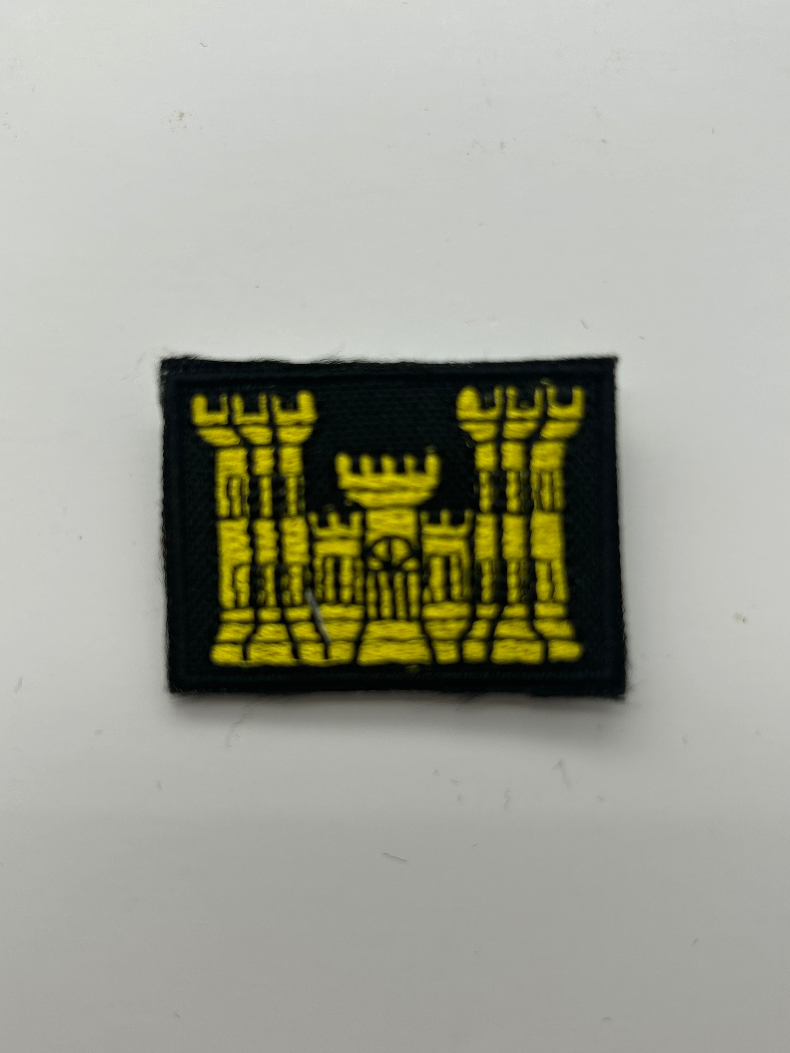 US Military Tabs and Tiny Logo 1 1/2 : Army Castle Patch | Military Hats & Pins