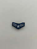 US Military Tabs and Tiny Logo 1 1/2 : US Air Force Airman First | Military Hats & Pins