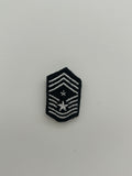 US Military Tabs and Tiny Logo 1 1/2 : US Air Force Master Sergeant | Military Hats & Pins