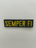US Military Tabs and Tiny Logo 1 1/2 : US Marines Semper Fi Small | Military Hats & Pins