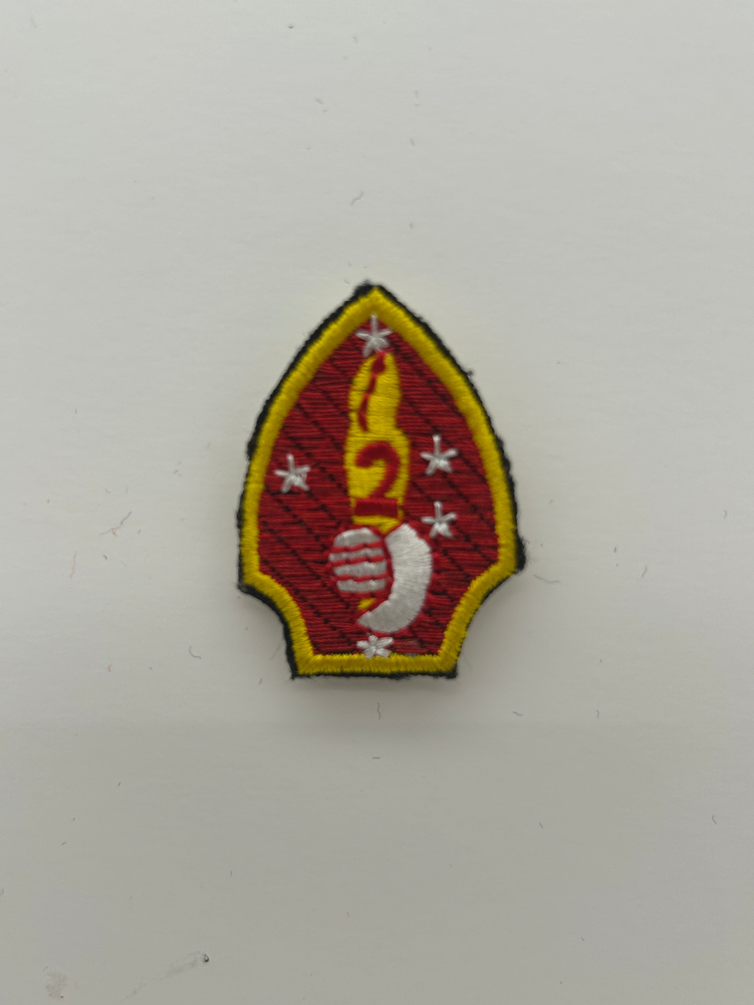 US Military Tabs and Tiny Logo 1 1/2 : USMC 2nd Marine Division | Military Hats & Pins