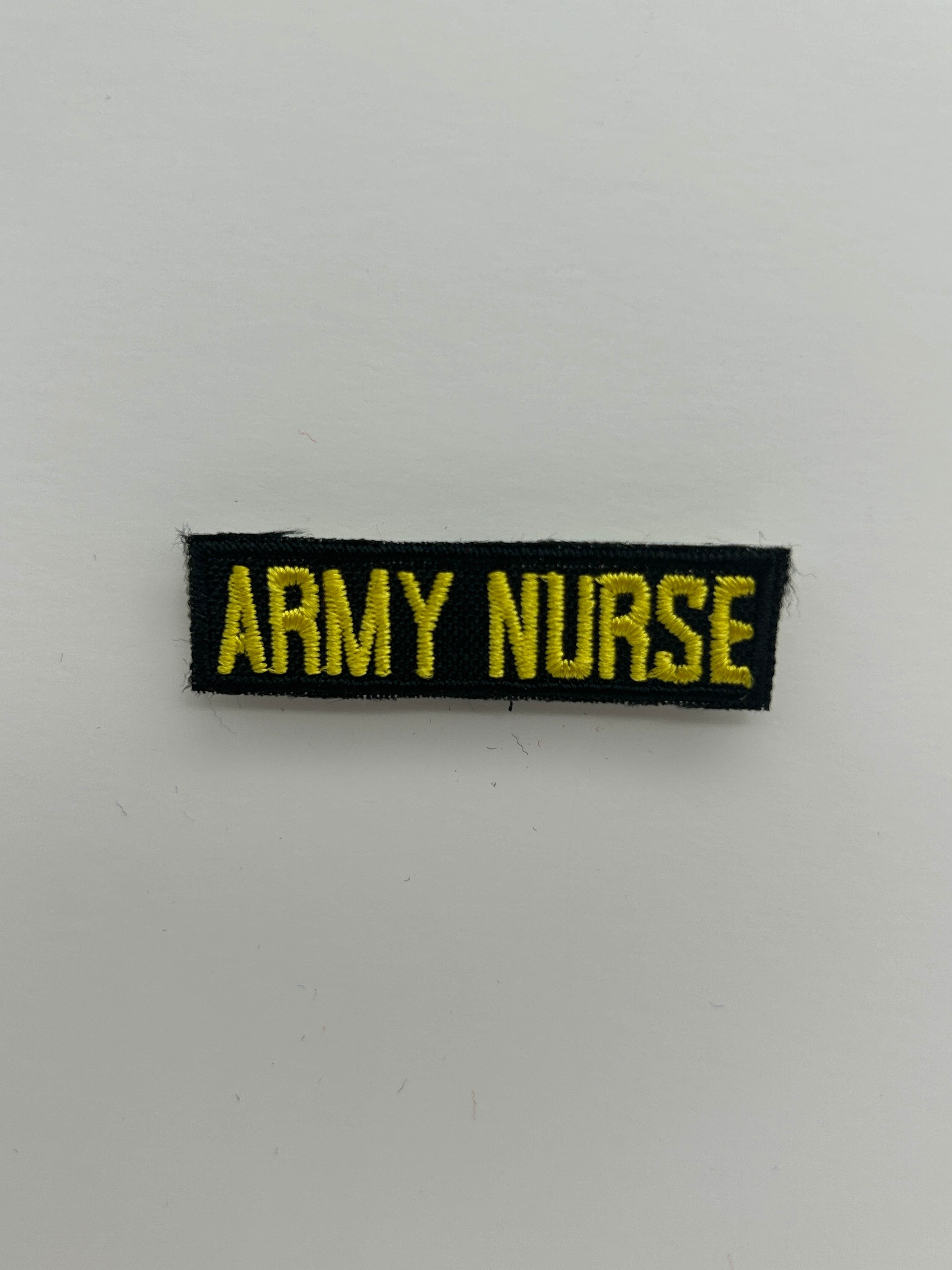 US Military Tabs and Tiny Logo 1 1/2 : Army Nurse Small Patch | Military Hats & Pins