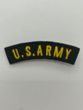 US Military Tabs and Tiny Logo 1 1/2 : U.S Army Black Arch Patch | Military Hats & Pins
