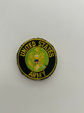 US Military Tabs and Tiny Logo 1 1/2: US Army Official Seal Small Patch | Military Hats & Pins