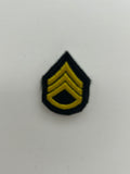 US Military Tabs and Tiny Logo 1 1/2:  US Army Staff Sergeant SSG E-6 Rank Patch | Military Hats & Pins