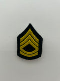 US Military Tabs and Tiny Logo 1 1/2: US Army Sergeant First Class SFC E-7 Rank Patch | Military Hats & Pins