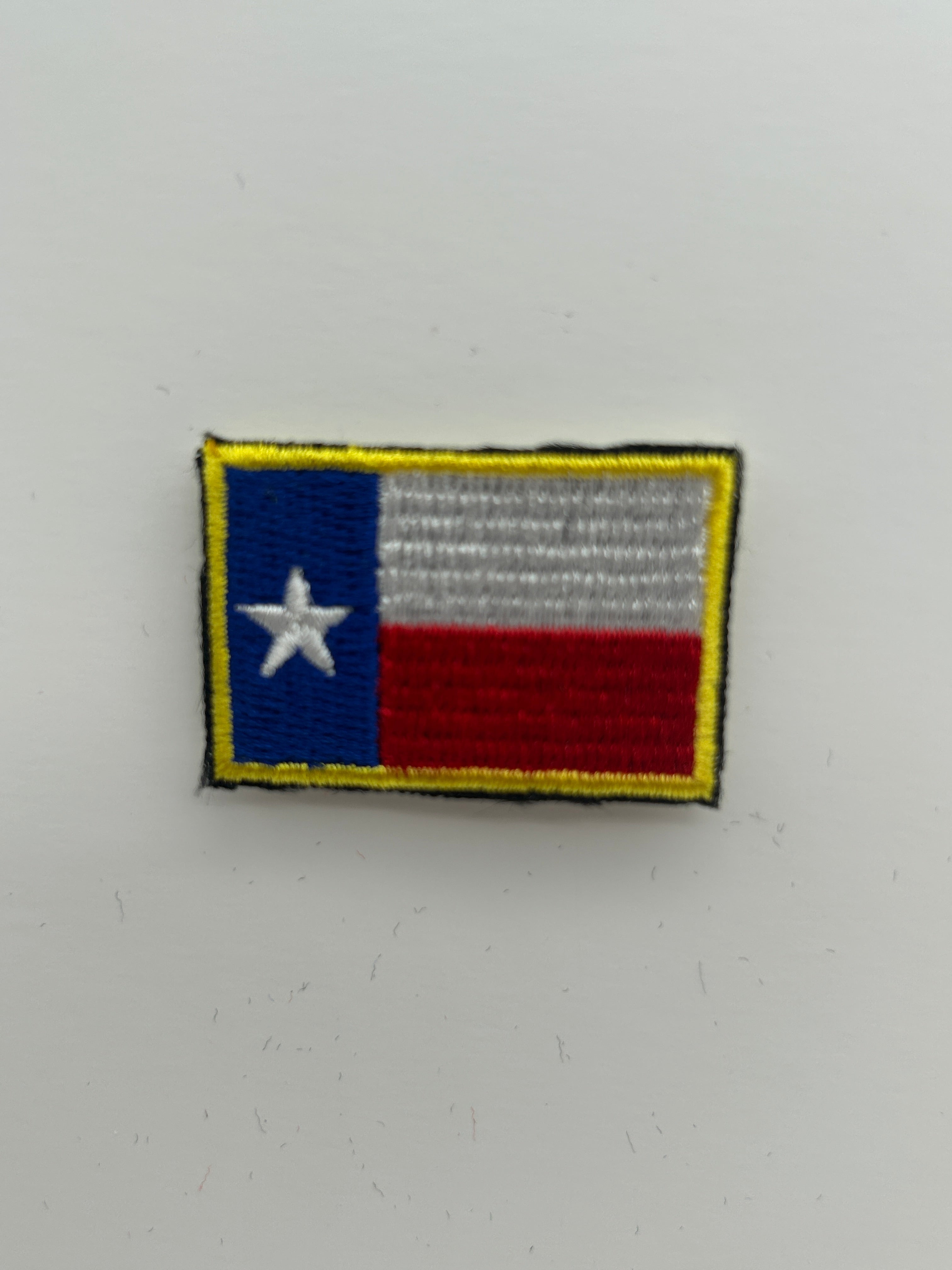 US Military Tabs and Tiny Logo 1 1/2 : Texas State Flag Embroidered Patch | Military Hats & Pins
