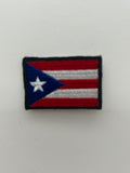 US Military Tabs and Tiny Logo 1 1/2 : Puerto Rico Flag Embroidered Patch | Military Hats & Pins