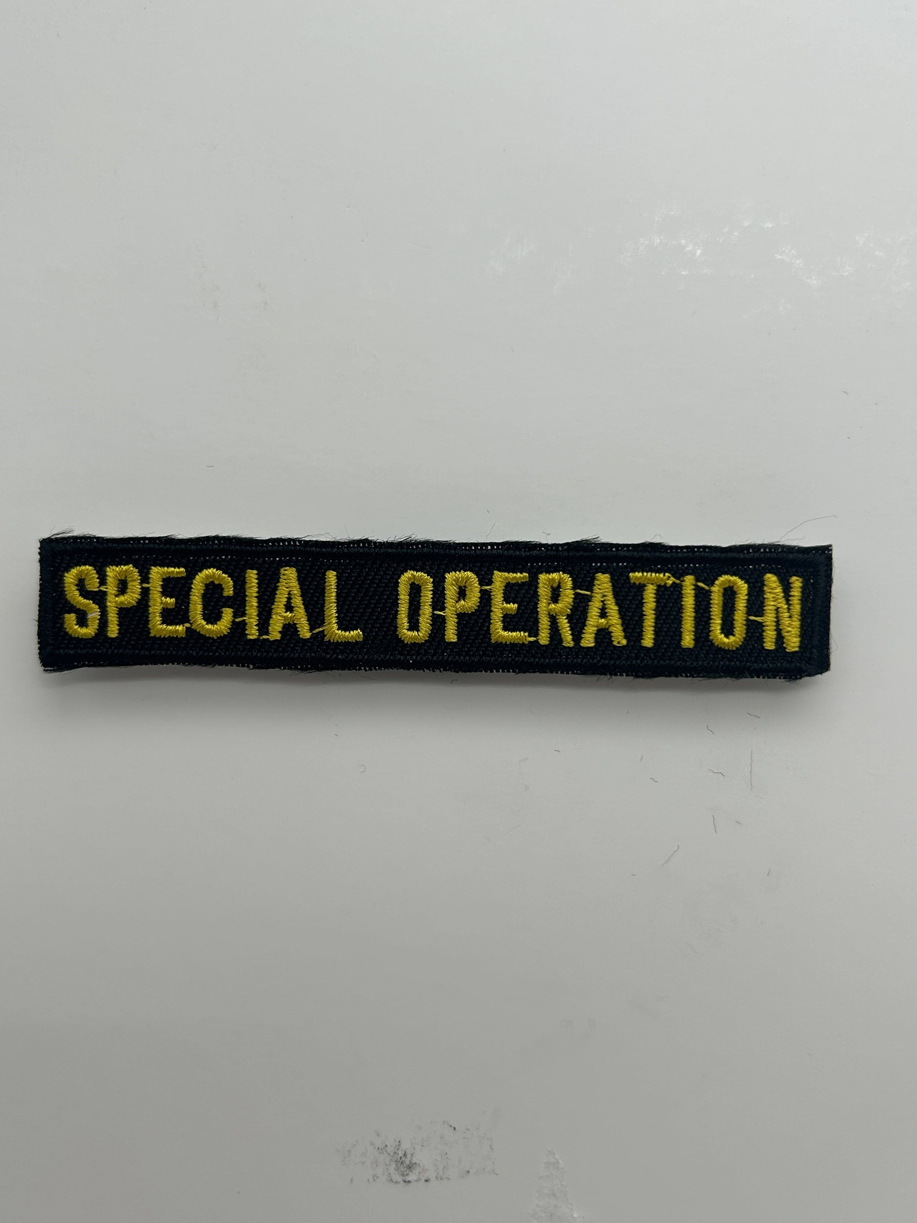 US Military Tabs and Tiny Logo 1 1/2 : Special Operation Black Patch | Military Hats & Pins