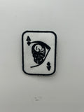 US Military Tabs and Tiny Logo 1 1/2 : Ace of Spades Death Card Patch - Skull & Scythe Sniper Tactical  | Military Hats & Pins