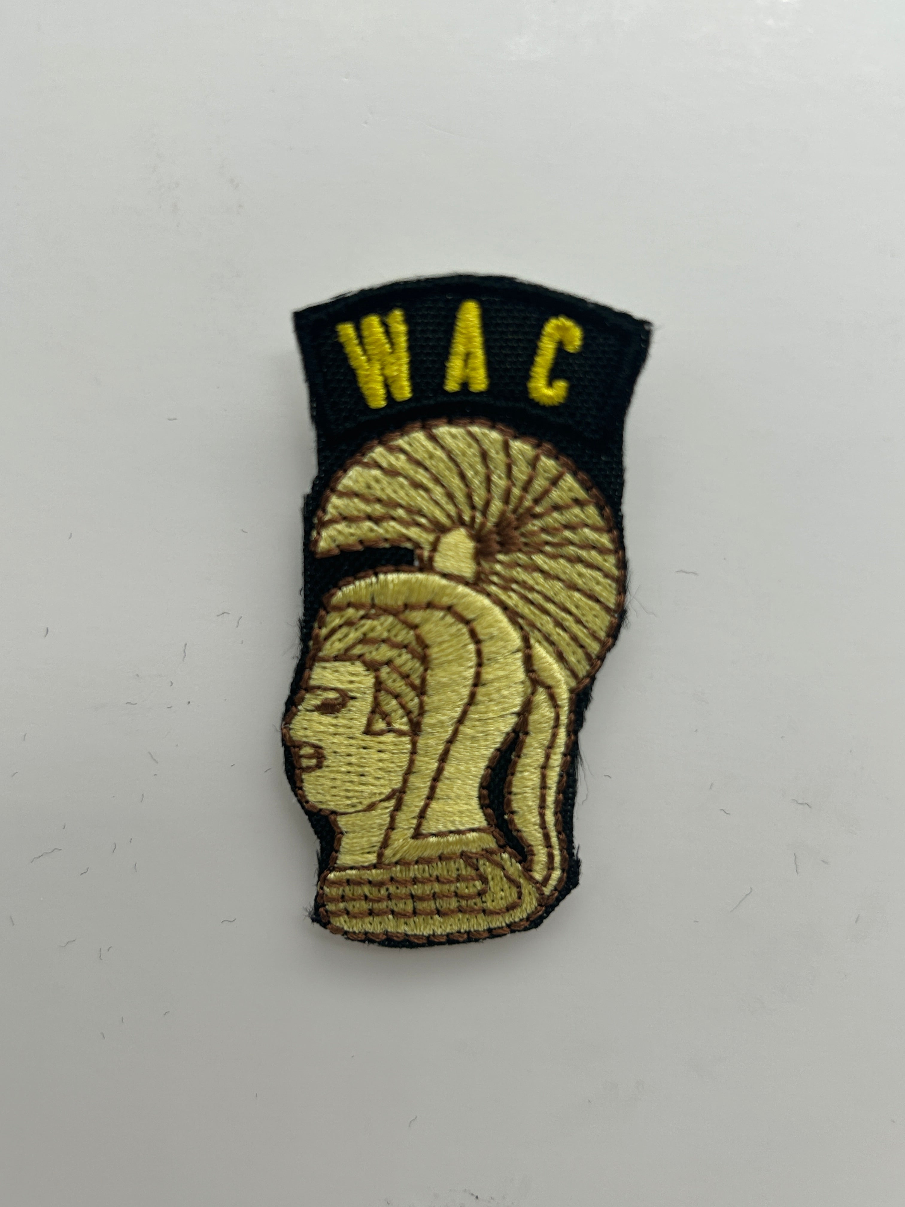 US Military Tabs and Tiny Logo 1 1/2 : WAC Women's Army Corps Patch | Military Hats & Pins
