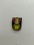 US Military Tabs and Tiny Logo 1 1/2 : National Defense Service Medal Ribbon Patch  | Military Hats & Pins