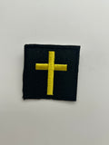 US Veteran Favorites: Cross Black Patch | Military Hats & Pins