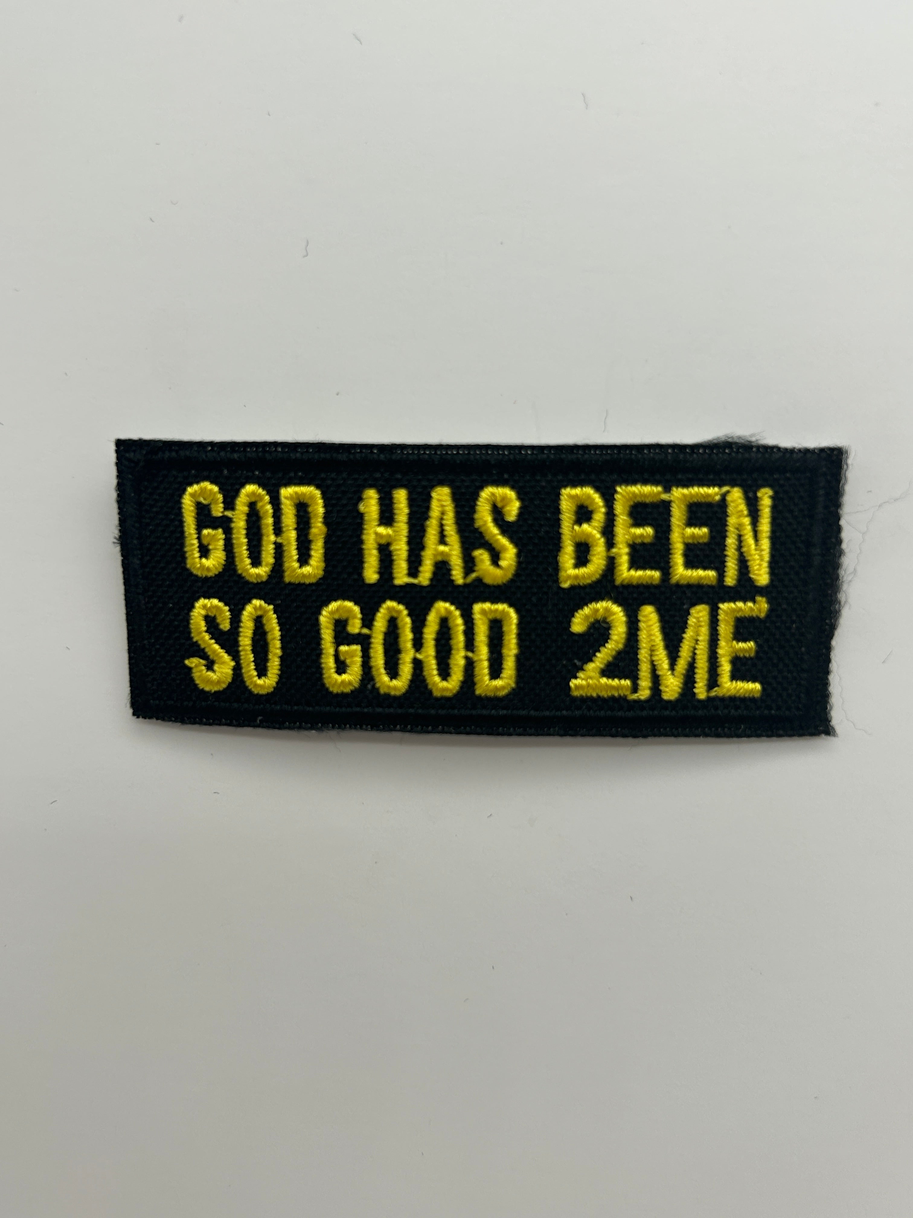 US Veteran Favorites: God Has Been So Good 2Me Black Patch | Military Hats & Pins 3