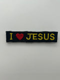 US Veteran Favorites: I love Jesus Small Black Patch | Military Hats & Pins 4