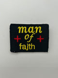 US Veteran Favorites: Man Of Faith Black Patch | Military Hats & Pins 6