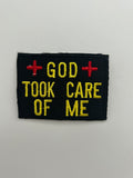 US Veteran Favorites : God took care of me Black Patch | Military Hats & Pins 7