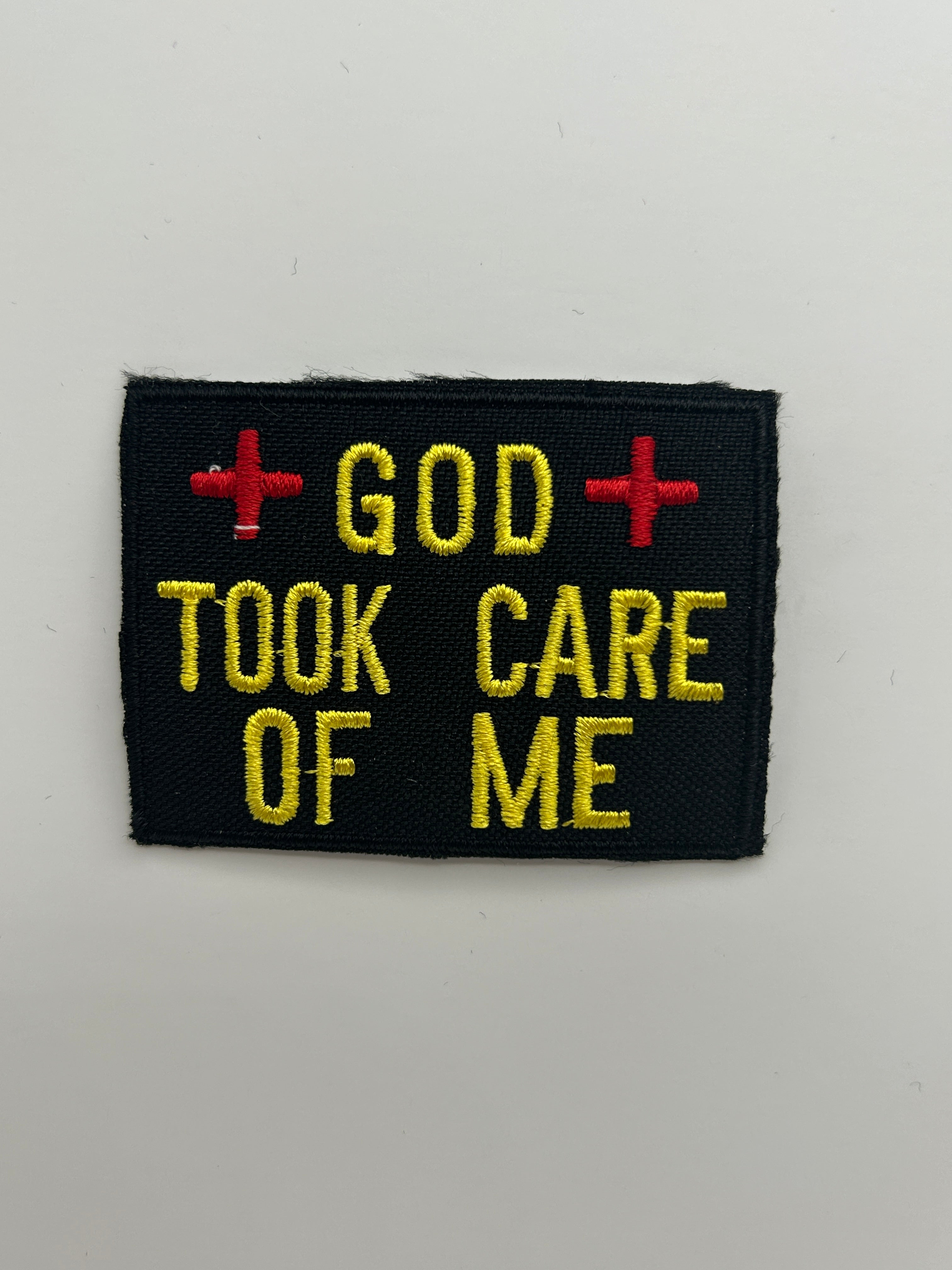US Veteran Favorites : God took care of me Black Patch | Military Hats & Pins 7