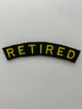 US Veteran Favorites:  Retired Black Arch Patch | Military Hats & Pins