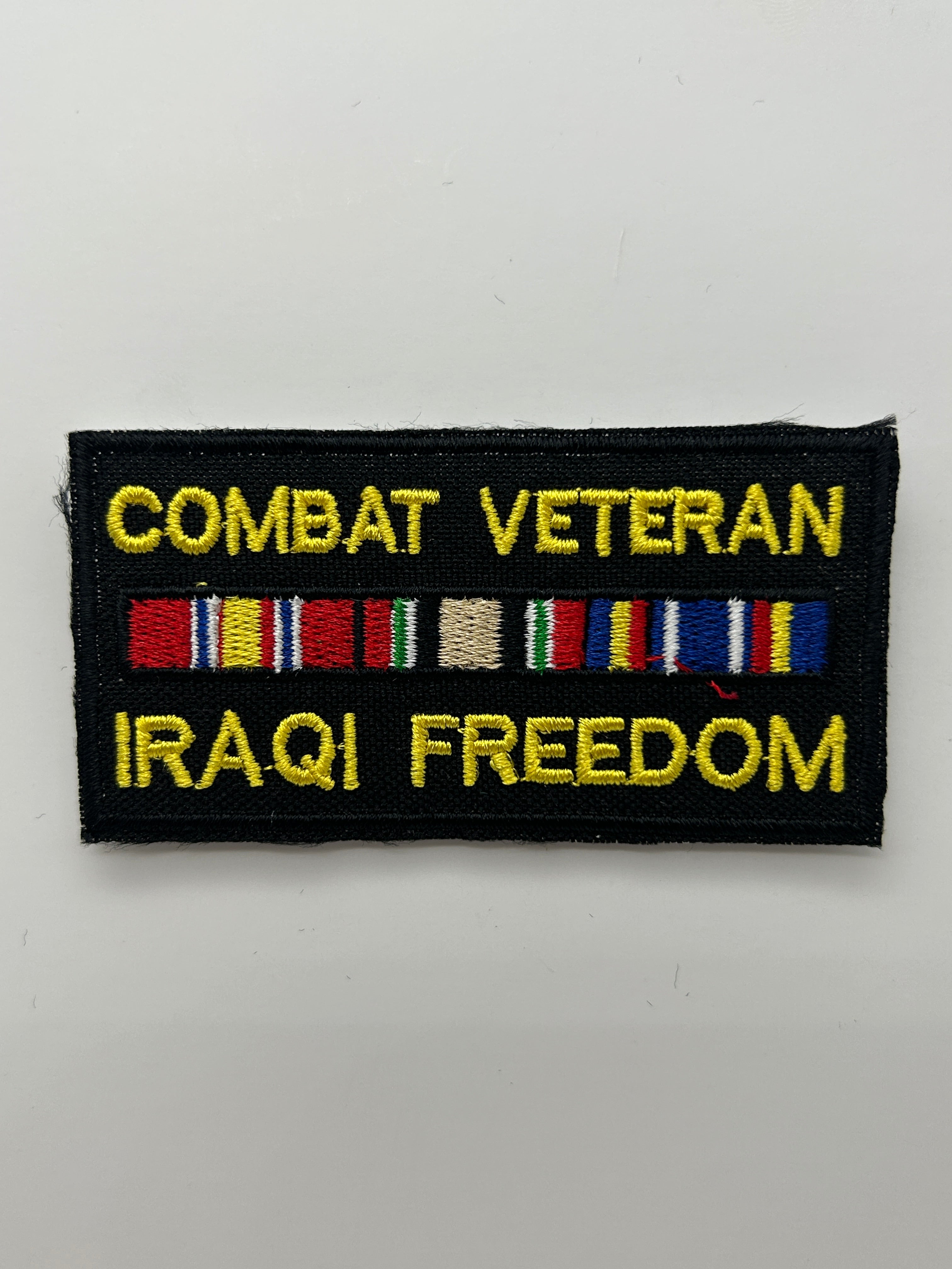 US Veteran Favorites:  Combat Veteran Iraqi Freedom Patch | Military Hats & Pins