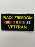 US Veteran Favorites: Iraqi Freedom Veteran Patch | Military Hats & Pins