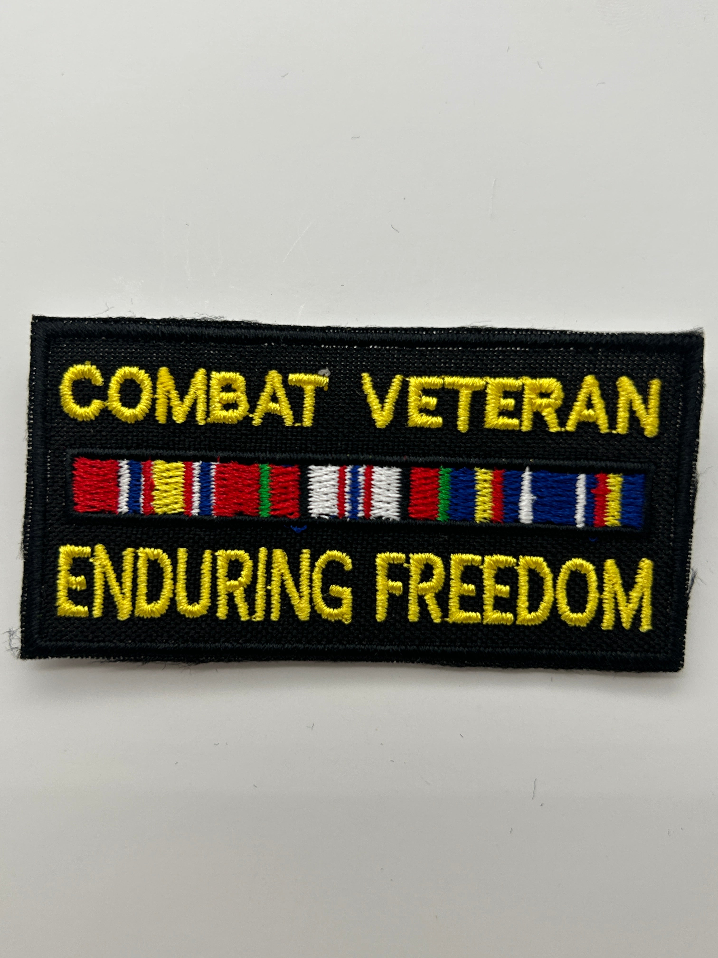 US Veteran Favorites: Enduring Freedom Combat Veteran Patch | Military Hats & Pins