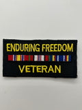 US Veteran Favorites: Enduring Freedom Veteran Patch | Military Hats & Pins