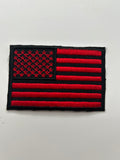 US Veteran Favorites: Red Black Flag | Military Hats & Pins