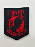 US Veteran Favorites: POW MIA "You are not forgotten" Black/Red Patch | Military Hats & Pins (Copy)