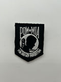 US Veteran Favorites Patch POW MIA "You are not forgotten" Black/White Patch | Military Hats & Pins